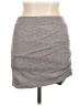 NEARKIN Solid Gray Casual Skirt Size M - photo 1