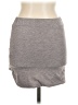 NEARKIN Solid Gray Casual Skirt Size M - photo 2