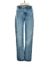 Zara Hearts Blue Jeans Size 4 - photo 1