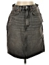 RE/DONE 100% Cotton Gray Denim Skirt Size 27 waist - photo 1