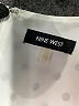 Nine West 100% Polyester Polka Dots White Casual Dress Size 8 - photo 7