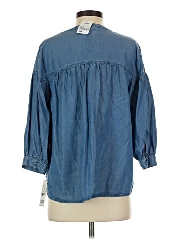 Zac & Rachel 3/4 Sleeve Button-Down Shirt (view 2)