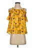 Sienna Sky 100% Polyester Yellow Sleeveless Blouse Size XS - photo 1