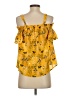 Sienna Sky 100% Polyester Yellow Sleeveless Blouse Size XS - photo 2