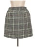 Copper Key 100% Polyester Plaid Gray Green Casual Skirt Size L - photo 2