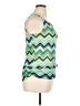 AB Studio 100% Polyester Green Sleeveless Blouse Size XL - photo 4