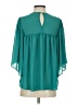 Hayden 100% Polyester Teal 3/4 Sleeve Blouse Size S - photo 2
