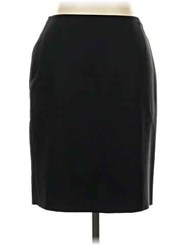 Linda Allard Ellen Tracy Silk Skirt (view 1)