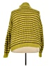 Easel 100% Acrylic Stripes Yellow Pullover Sweater Size 3X - photo 2