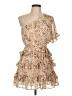 Olivaceous 100% Polyester Gold Sleeveless Top Size L - photo 1