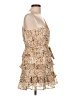 Olivaceous 100% Polyester Gold Sleeveless Top Size L - photo 4