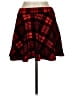 Oboe Plaid Red Casual Skirt Size L - photo 2