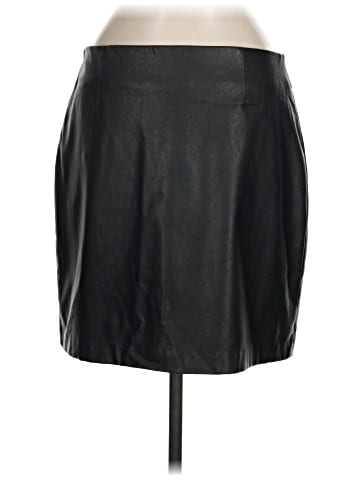 INC International Concepts Faux Leather Skirt (view 2)