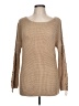 Poof Excellence 100% Acrylic Tan Pullover Sweater Size L - photo 1