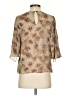 Zara Brown 3/4 Sleeve Blouse Size XS - photo 2
