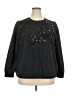 Crown & Ivy Stars Gray Pullover Sweater Size 2X - photo 1