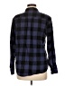 Eliot 100% Cotton Plaid Black Long Sleeve Button-Down Shirt Size M - photo 2