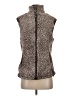 Te Verde 100% Polyester Solid Gray Vest Size S - photo 1
