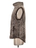 Te Verde 100% Polyester Solid Gray Vest Size S - photo 5