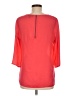 Express 100% Polyester Red 3/4 Sleeve Top Size M - photo 2