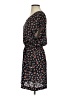 Mango 100% Polyester Print Black Casual Dress Size XS - photo 5