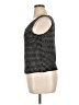 Xscape Checkered-gingham Chevron-herringbone Houndstooth Black Sleeveless Top Size XL - photo 5