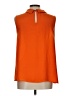 Vince Camuto 100% Polyester Orange Sleeveless Blouse Size L - photo 2