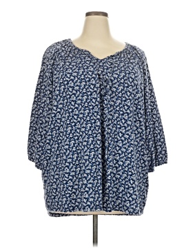 Lands' End 3/4 Sleeve Blouse