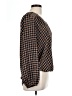 Max Studio 100% Polyester Brown Long Sleeve Blouse Size L - photo 4