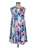 Unbranded Print Blue Casual Dress Size S - photo 1