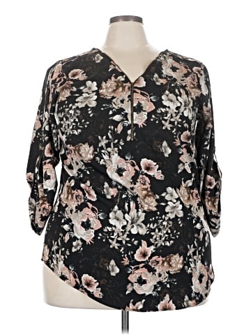 Mileage 3/4 Sleeve Blouse (view 1)