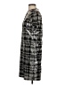 Brooks Brothers 100% Polyester Checkered-gingham Plaid Silver Gray Casual Dress Size 2 - photo 5