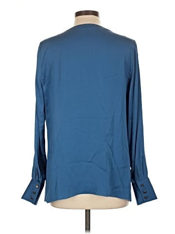 Carlisle Long Sleeve Silk Top (view 2)