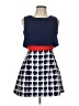 Assorted Brands Argyle Blue Cocktail Dress Size L - photo 1