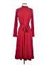 Appleseeds Solid Red Casual Dress Size S - photo 1