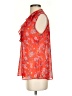 CAbi 100% Polyester Orange Red Sleeveless Blouse Size XS - photo 5