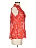 CAbi 100% Polyester Orange Red Sleeveless Blouse Size XS - photo 4