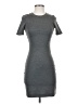 H&M Solid Gray Casual Dress Size XS - photo 1