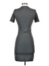 H&M Solid Gray Casual Dress Size XS - photo 2
