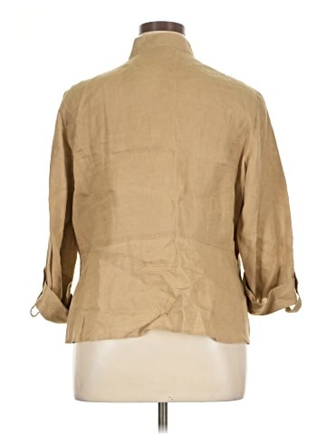 Jones New York Signature 3/4 Sleeve Button-Down Shirt (view 2)