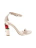 Lulus Floral Ivory Tan Heels Size 5 - photo 1