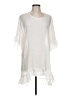 Unbranded 100% Polyester White Casual Dress Size L (estimated) - photo 1