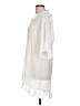 Unbranded 100% Polyester White Casual Dress Size L (estimated) - photo 5