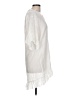 Unbranded 100% Polyester White Casual Dress Size L (estimated) - photo 4