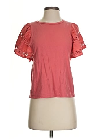 Self Contrast Short Sleeve T-Shirt (view 1)