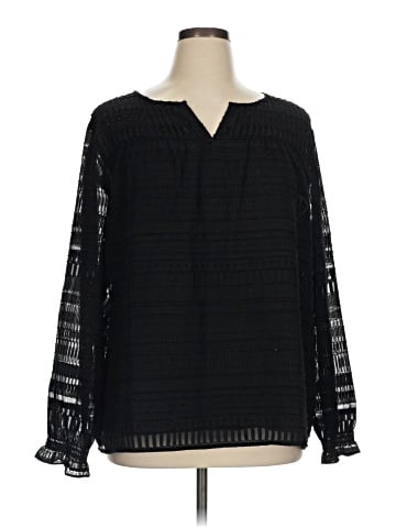 Christopher & Banks Long Sleeve Blouse (view 1)
