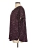 Assorted Brands 100% Polyester Stars Burgundy Short Sleeve Blouse Size M (estimated) - photo 5