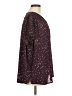 Assorted Brands 100% Polyester Stars Burgundy Short Sleeve Blouse Size M (estimated) - photo 4