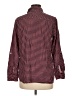 Talbots Houndstooth Red Long Sleeve Button-Down Shirt Size M - photo 2