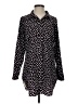 BCBGMAXAZRIA Polka Dots Black Long Sleeve Blouse Size S - photo 1
